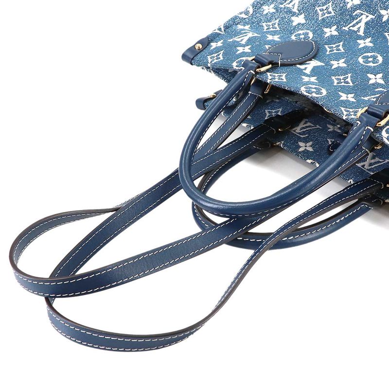 Louis Vuitton Monogram Jacquard Denim on the Go MM 2-Way Tote