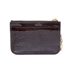 Louis Vuitton Monogram Vernis Pochette Cles NM Coin Case Leather Main Item :amarante