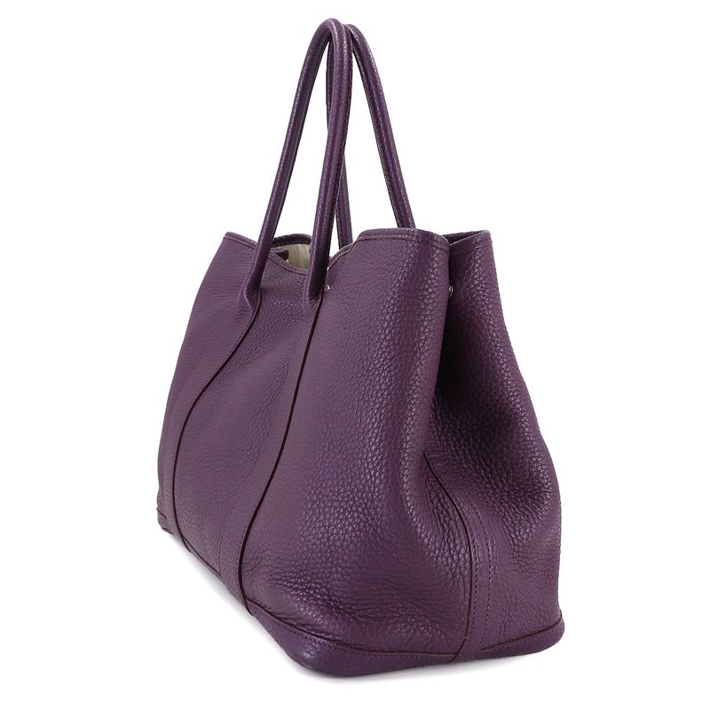 Hermes Garden Party 36 PM Tote Negonda Cassis Silver Main Item: Cassis