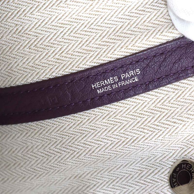 Hermes Garden Party 36 PM Tote Negonda Cassis Silver Main Item: Cassis