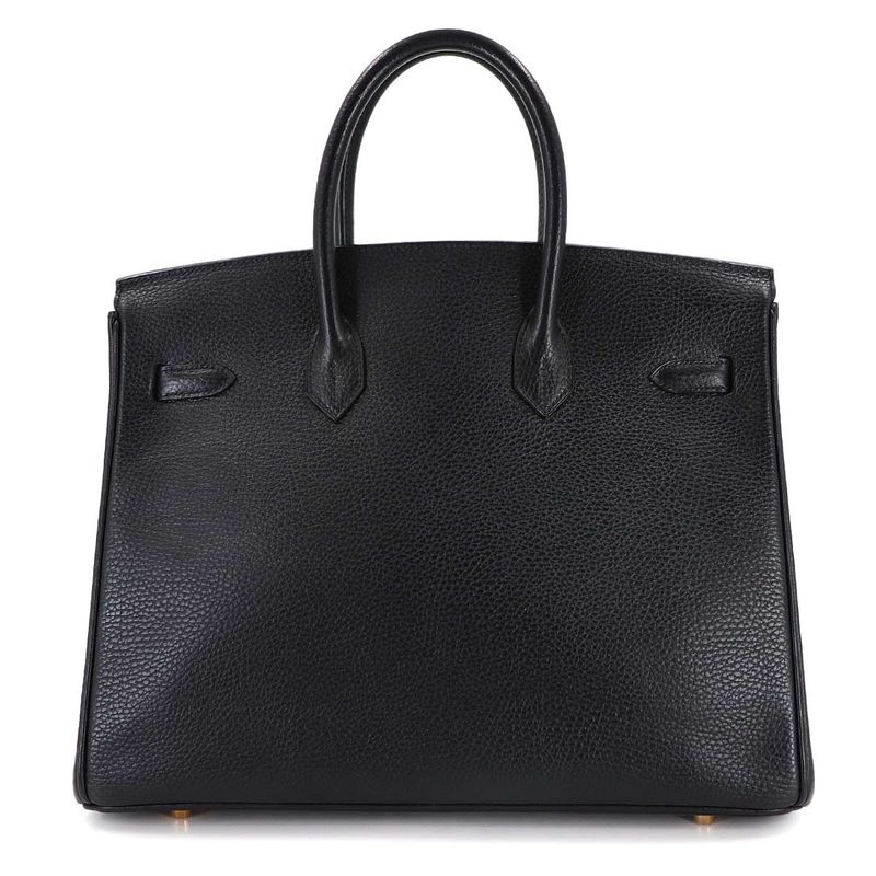 Hermes Birkin 35 Ardennes Black Hand Bag Gold Main Item: