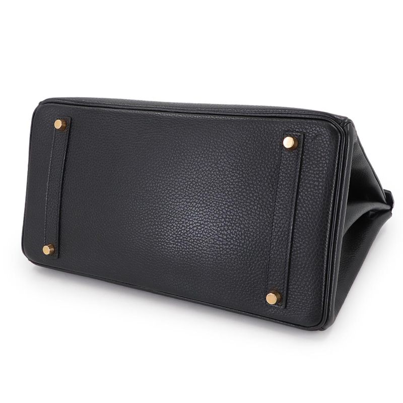 Hermes Birkin 35 Ardennes Black Hand Bag Gold Main Item: