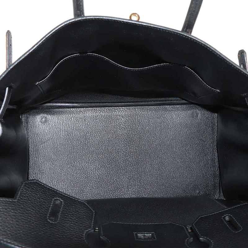 Hermes Birkin 35 Ardennes Black Hand Bag Gold Main Item: