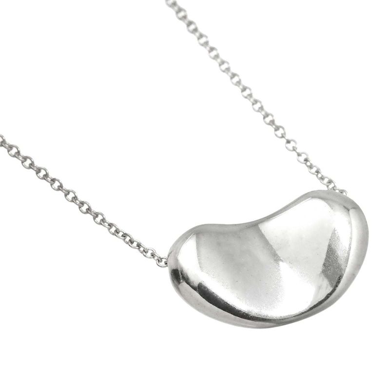 Tiffany & Co. Bean Necklace 925 Sterling Silver