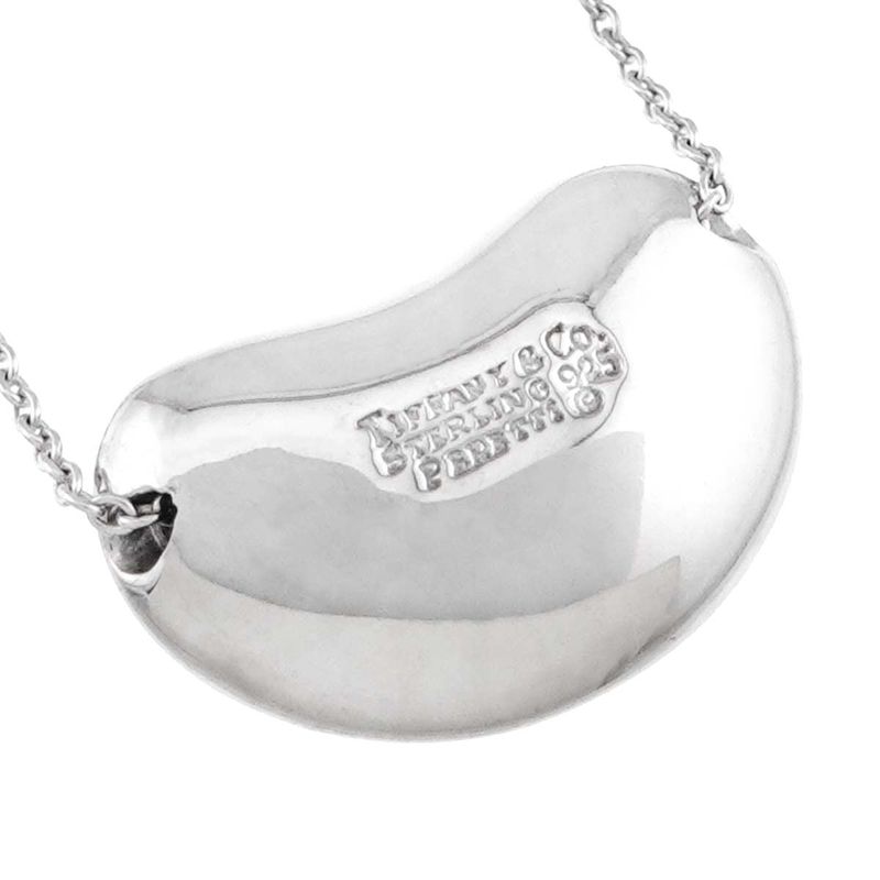 Tiffany & Co. Bean Necklace 925 Sterling Silver