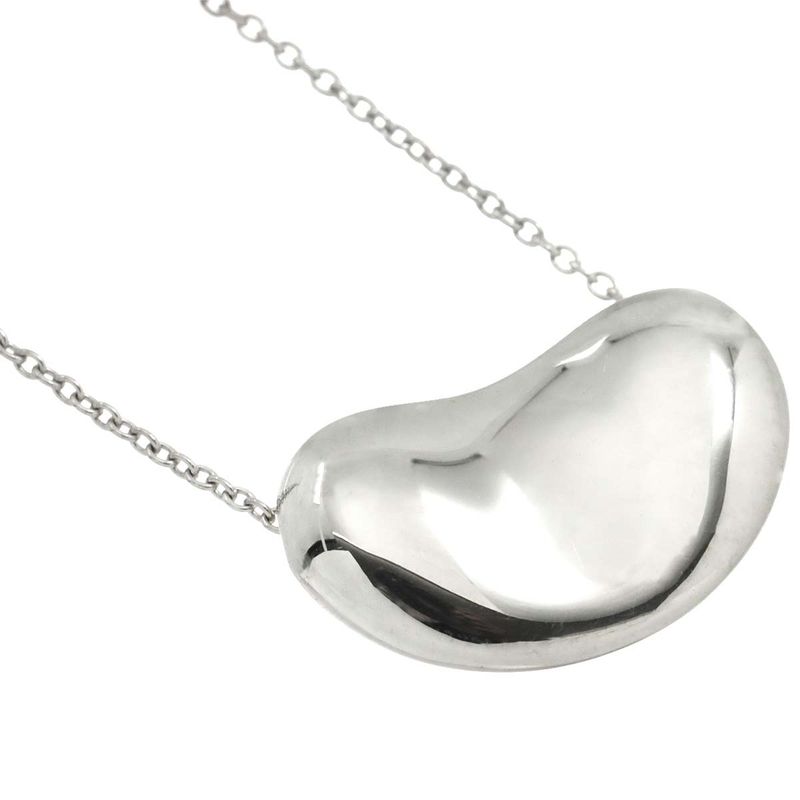 Tiffany & Co. Bean Necklace 925 Sterling Silver