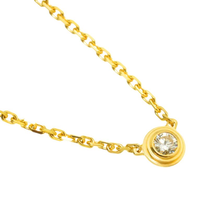 Cartier Dame Diamond Necklace XS 18K YG Yellow Gold 750 Diamant