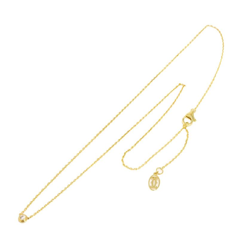 Cartier Dame Diamond Necklace XS 18K YG Yellow Gold 750 Diamant