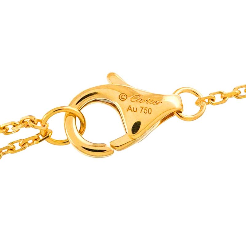 Cartier Dame Diamond Necklace XS 18K YG Yellow Gold 750 Diamant