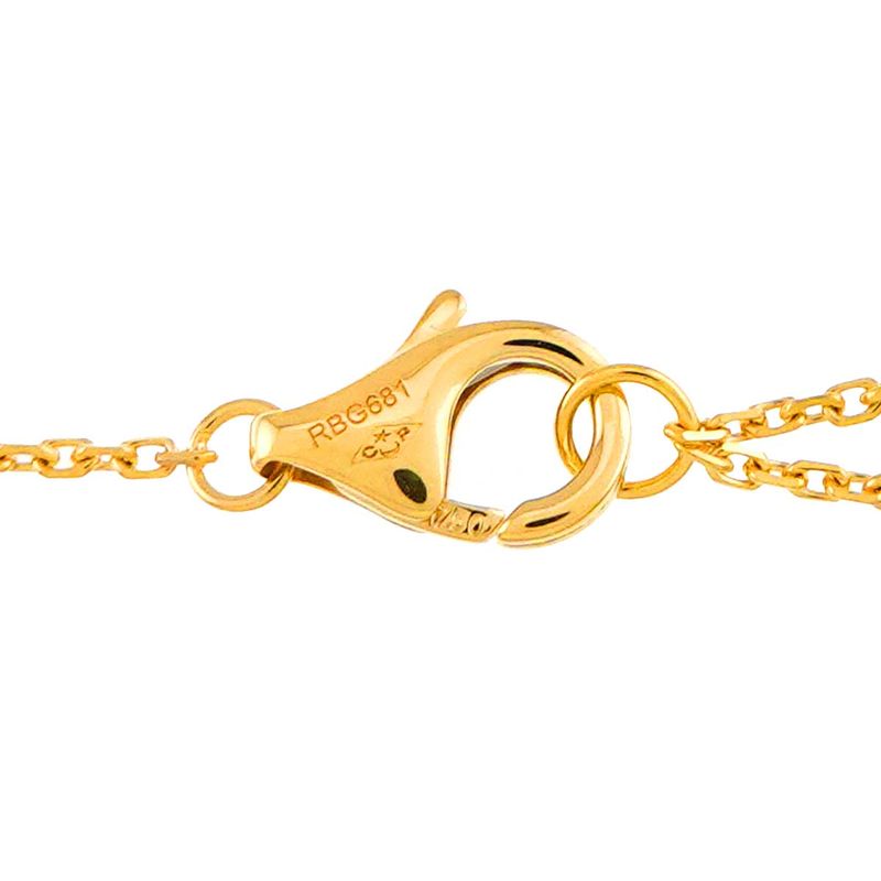 Cartier Dame Diamond Necklace XS 18K YG Yellow Gold 750 Diamant