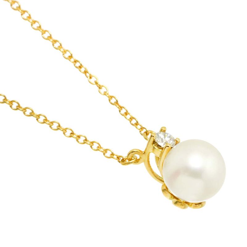 Tiffany & Co. Akoya Pearl Diamond Necklace