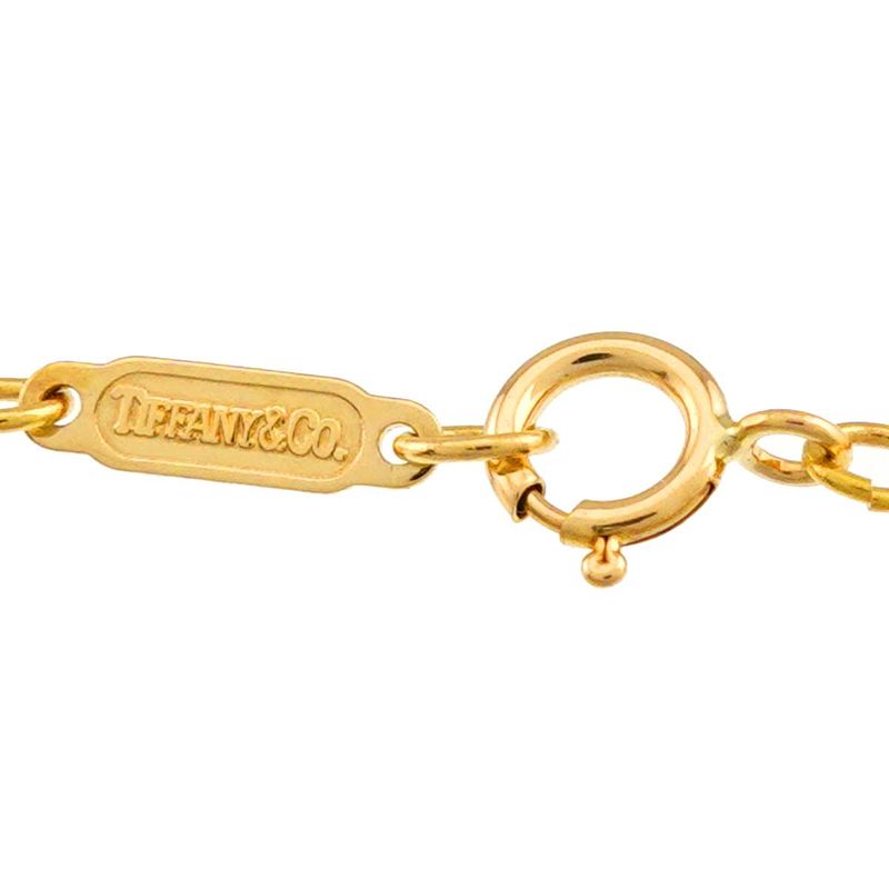 Tiffany & Co. Amethyst Heart Necklace 18K YG Yellow