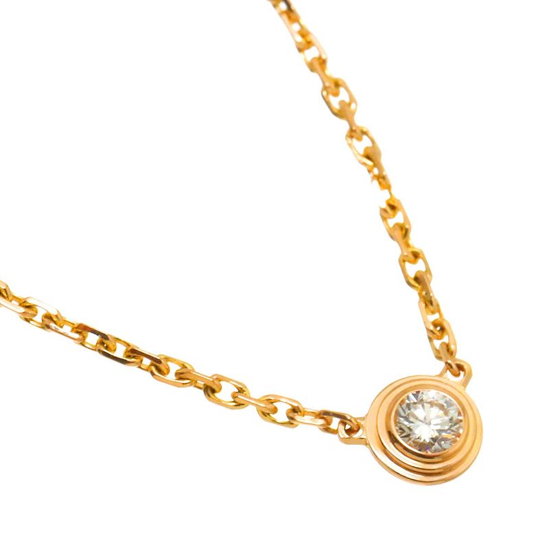 Cartier Dame Diamond Necklace XS 18K PG Pink Gold 750 Diamant