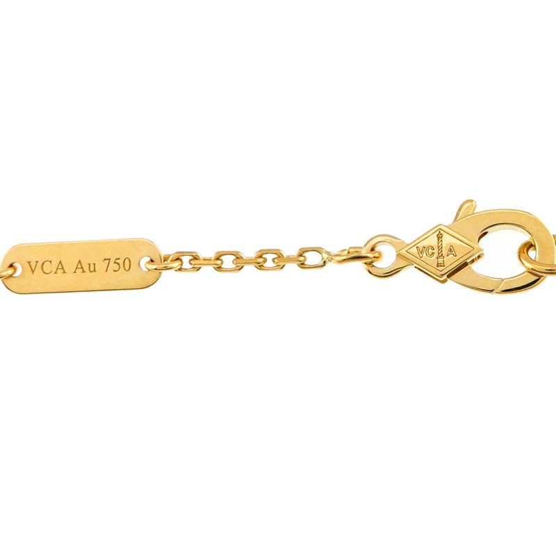 Van Cleef & Arpels Vintage Alhambra Shell Necklace 18K YG