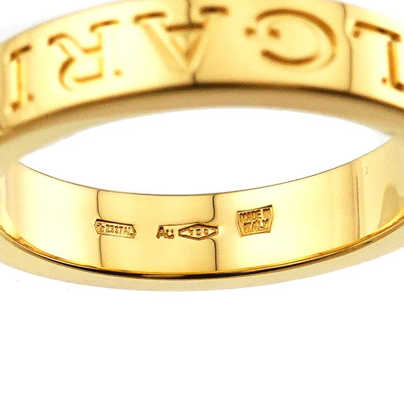Bvlgari Essential Ring Diamond 18K YG Yellow Gold