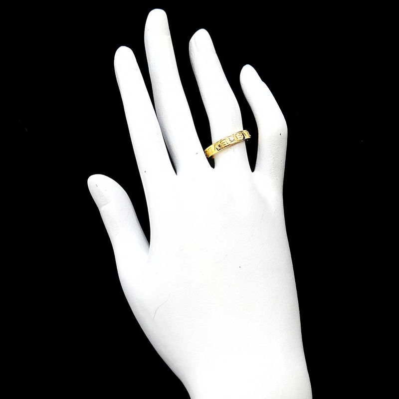 Bvlgari Essential Ring Diamond 18K YG Yellow Gold