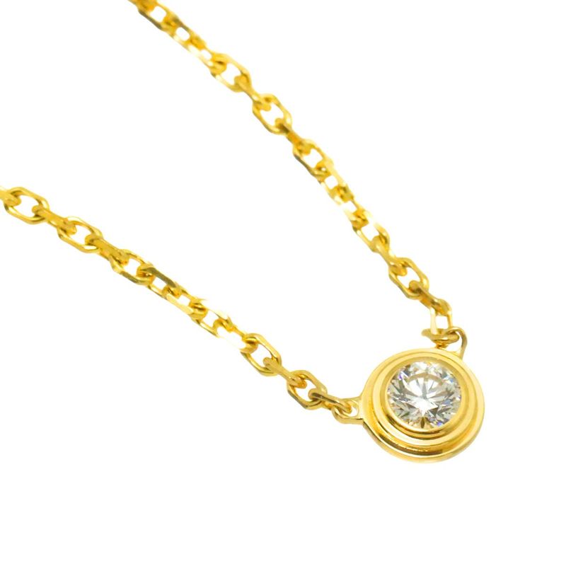 Cartier Dame Diamond Necklace XS 18K YG Yellow Gold 750 Diamant