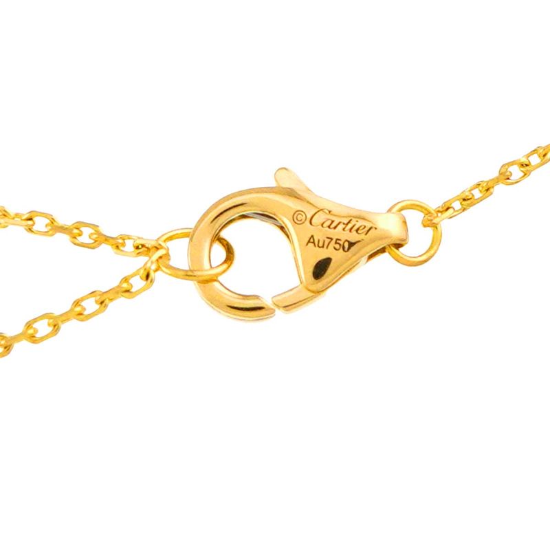 Cartier Dame Diamond Necklace XS 18K YG Yellow Gold 750 Diamant