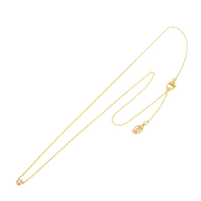 Cartier Dame Diamond Necklace XS 18K YG Yellow Gold 750 Diamant