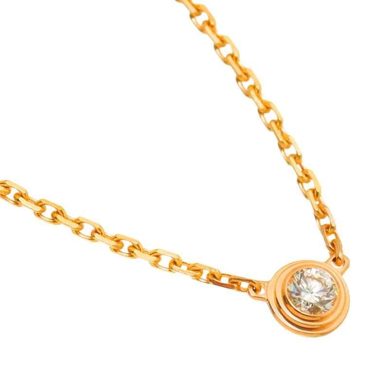 Cartier Dame Diamond Necklace XS 18K PG Pink Gold 750 Diamant