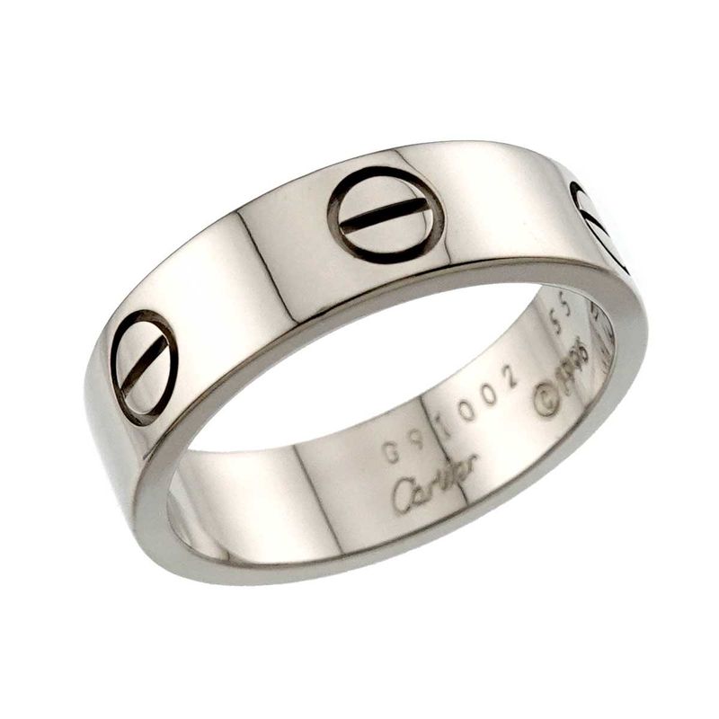 Cartier Love 55 Ring 18K WG White Gold