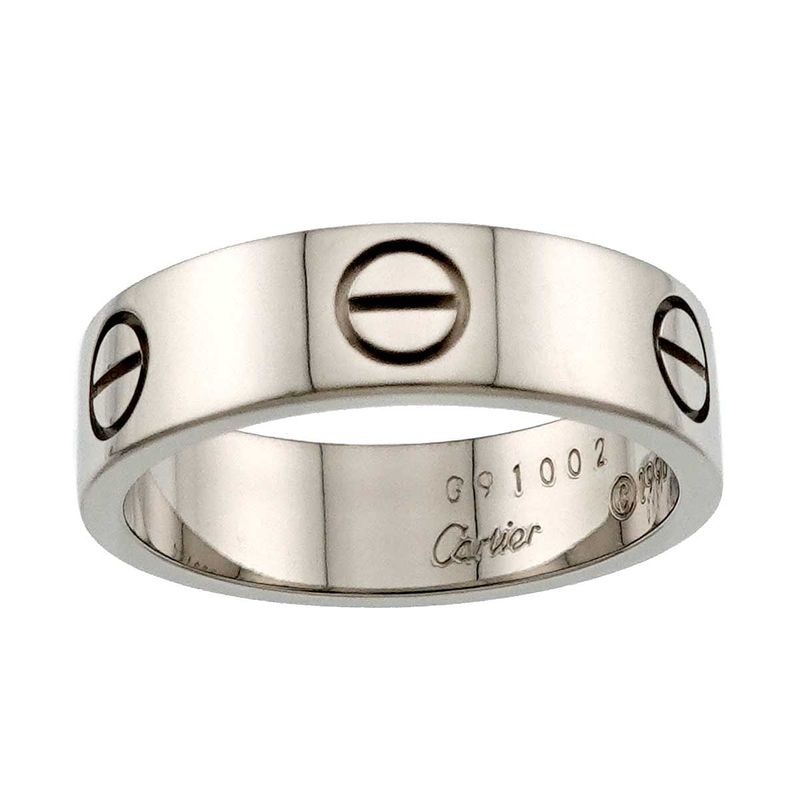 Cartier Love 55 Ring 18K WG White Gold