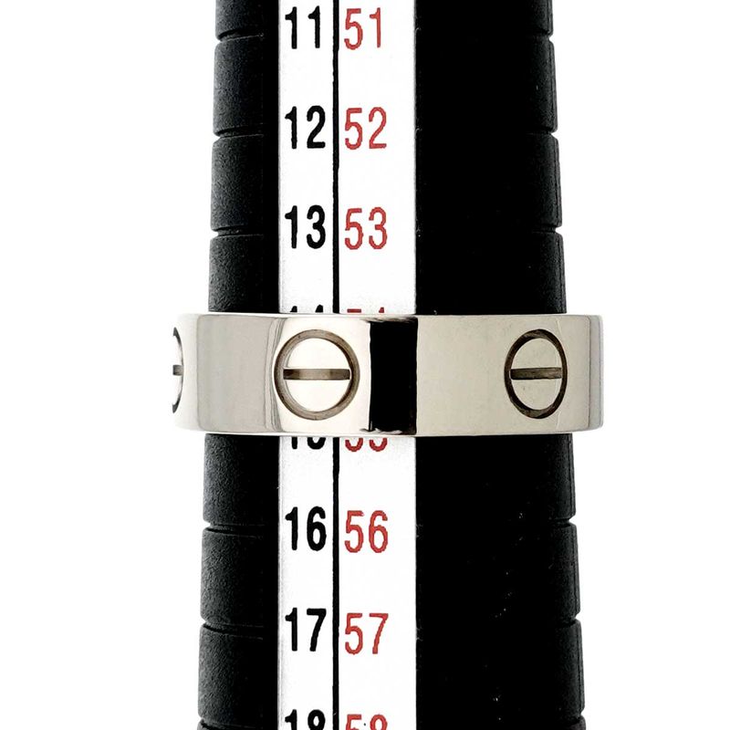 Cartier Love 55 Ring 18K WG White Gold
