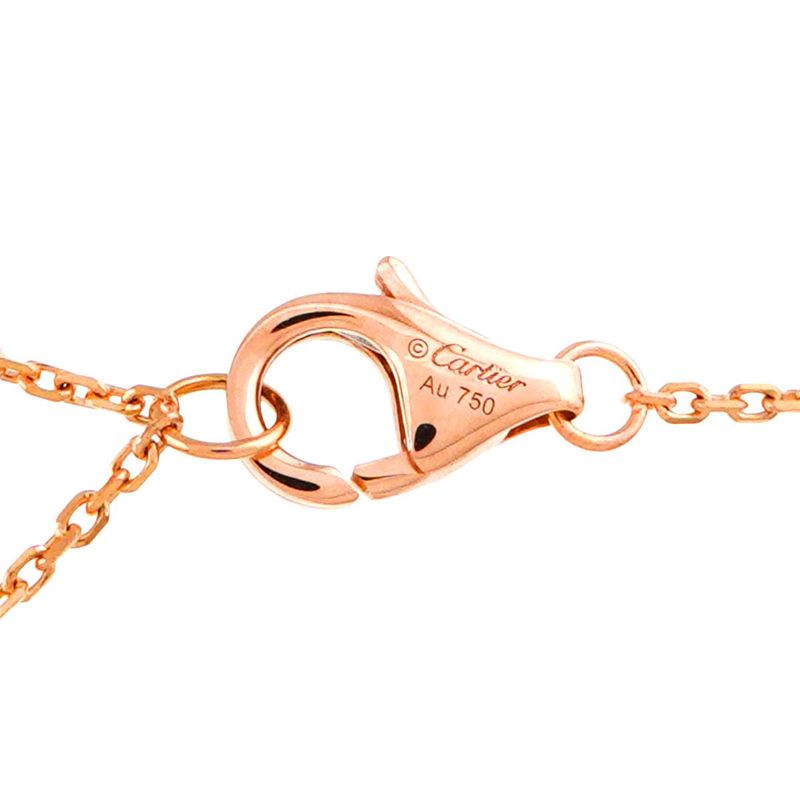 Cartier Dame Diamond Necklace XS 18K PG Pink Gold 750 Diamant