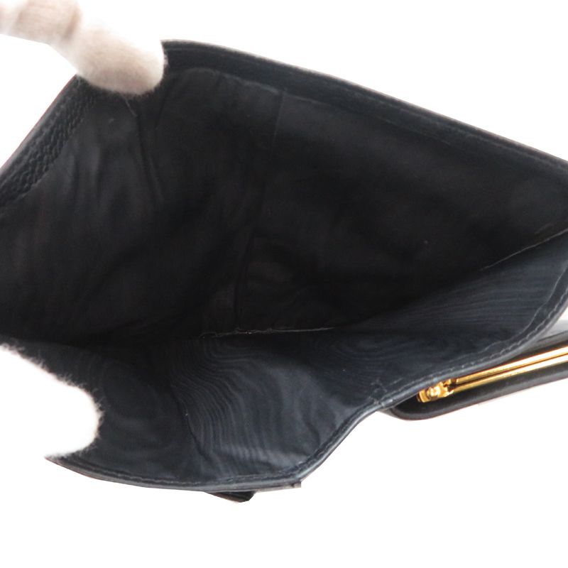 Chanel Wallet Caviar Black