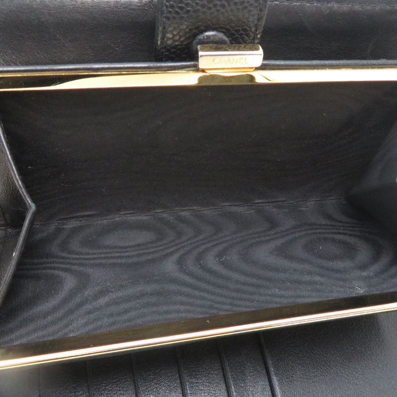 Chanel Wallet Caviar Black