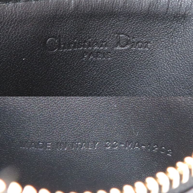 Dior Card Case Lambskin Black