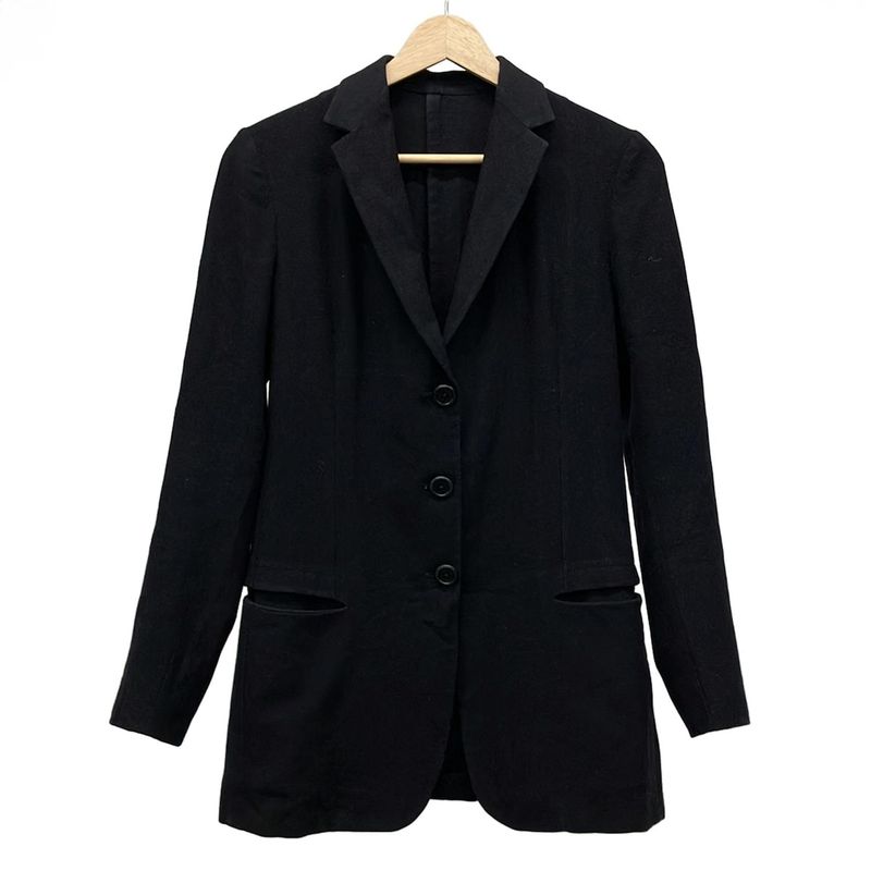 Bottega Veneta Jacket 40 M Dark Navy Long Sleeve Cashmere