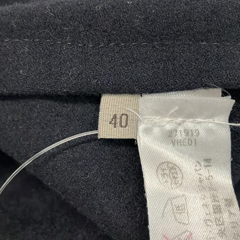 Bottega Veneta Jacket 40 M Dark Navy Long Sleeve Cashmere