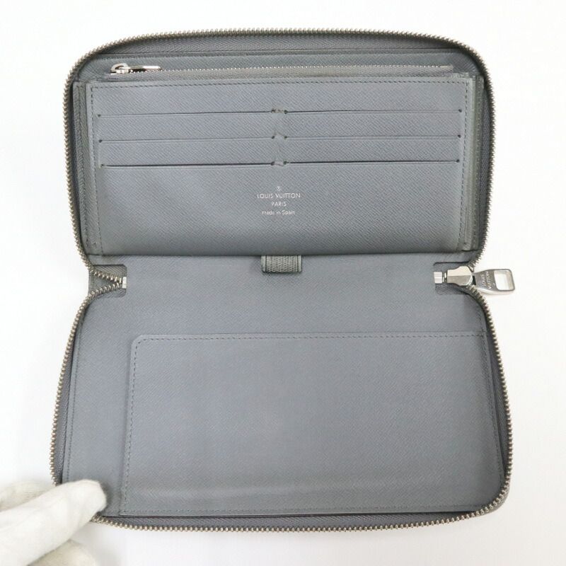 Louis Vuitton Zippy Organizer Wallet Taiga Glacier : Gracia