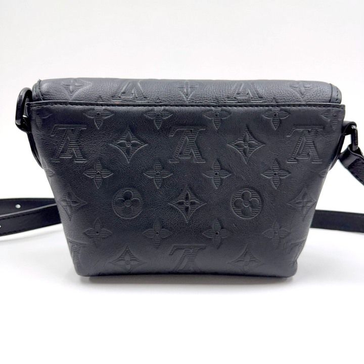 Louis Vuitton Pulse Wearable Wallet Monogram Shadow Black