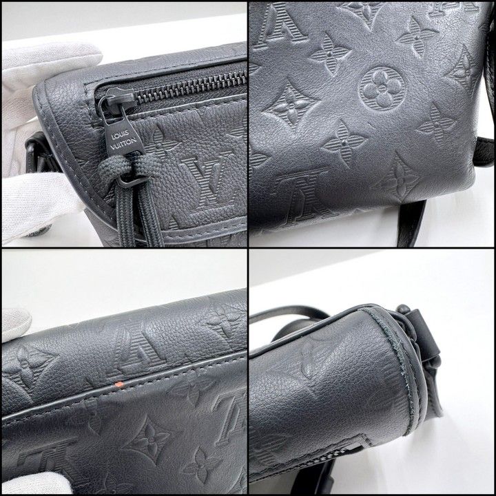 Louis Vuitton Pulse Wearable Wallet Monogram Shadow Black