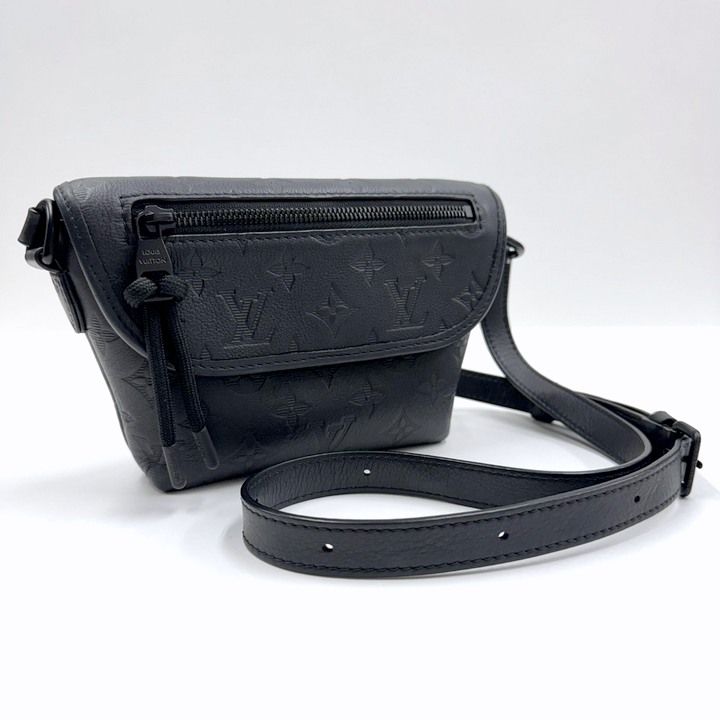 Louis Vuitton Pulse Wearable Wallet Monogram Shadow Black