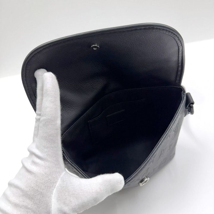 Louis Vuitton Pulse Wearable Wallet Monogram Shadow Black