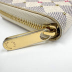 Louis Vuitton Studded Zippy Wallet Damier Azur