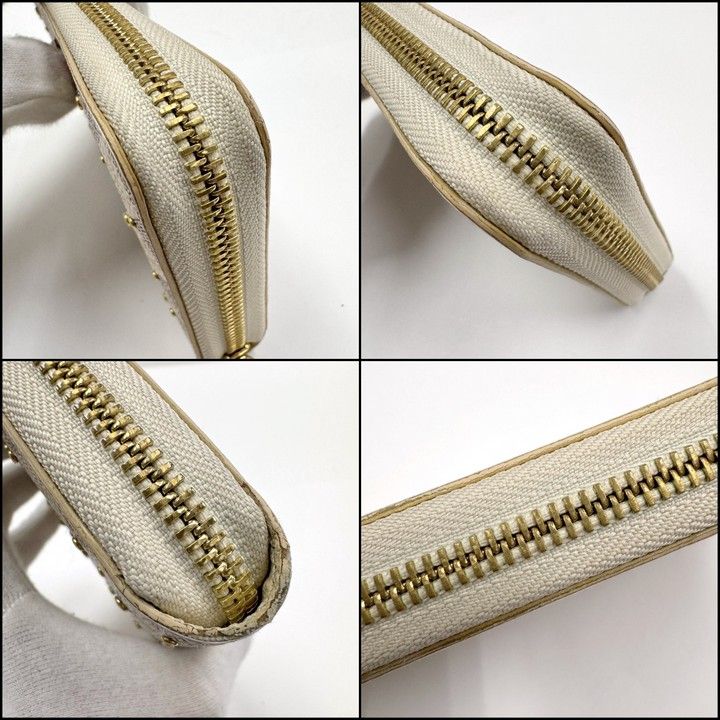 Louis Vuitton Studded Zippy Wallet Damier Azur