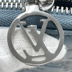 Louis Vuitton Zippy Wallet Monogram Embossed Blue Glacier