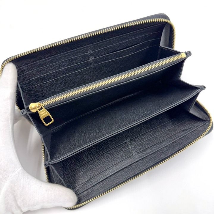Louis Vuitton Zippy Wallet Monogram Empreinte Noir Black :noir