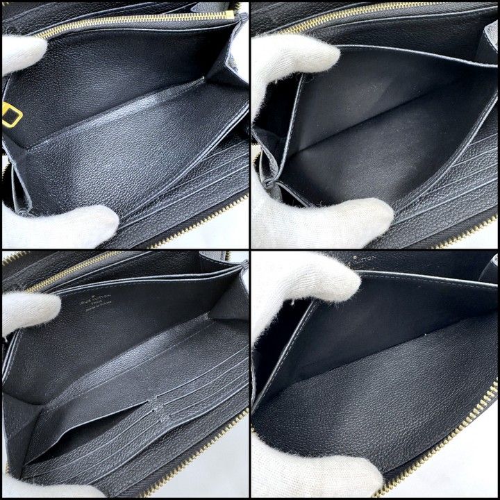 Louis Vuitton Zippy Wallet Monogram Empreinte Noir Black :noir