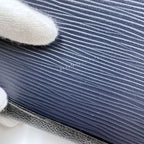 Louis Vuitton Zippy Organizer NM Wallet Epi Damier Graphite Taiga Outside: Navy Black
