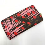 Louis Vuitton Zippy Wallet Monogram Jungle Dot Brown Pink