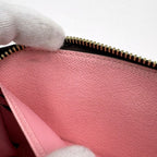 Louis Vuitton Zippy Wallet Monogram Jungle Dot Brown Pink