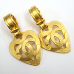 Chanel Vintage CC Logo Earrings Motif