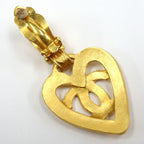 Chanel Vintage CC Logo Earrings Motif