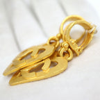 Chanel Vintage CC Logo Earrings Motif