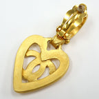 Chanel Vintage CC Logo Earrings Motif